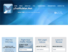 Tablet Screenshot of mytrafficman.net